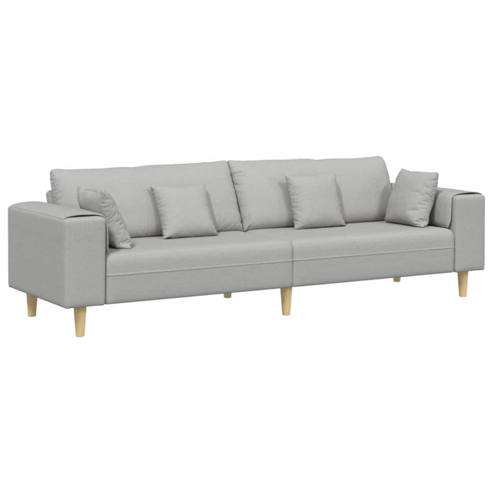 Produktbild för Soffa Moln Grå 250 x 77 x 76 cm tyg