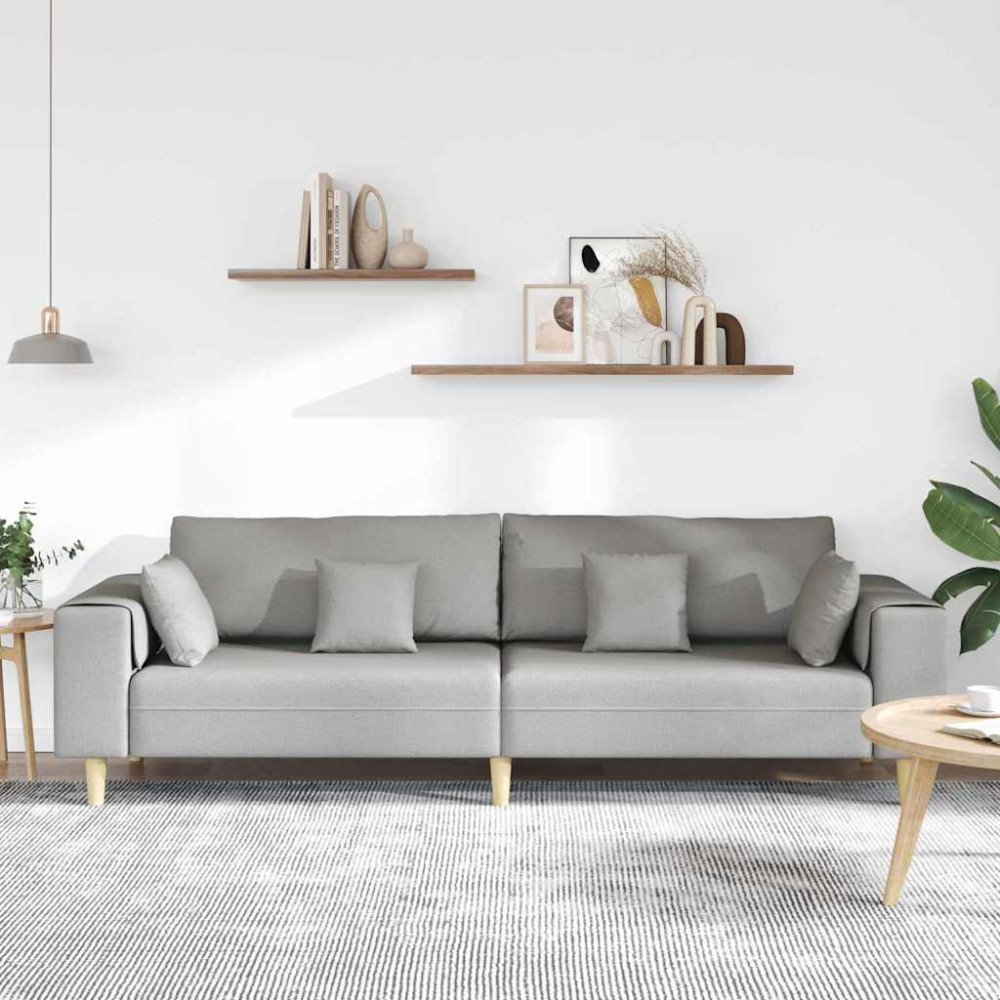 Produktbild för Soffa Moln Grå 250 x 77 x 76 cm tyg