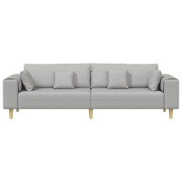 Produktbild för Soffa Moln Grå 250 x 77 x 76 cm tyg