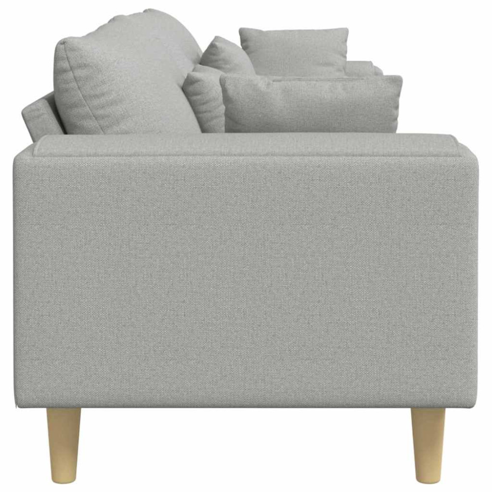 Produktbild för Soffa Moln Grå 250 x 77 x 76 cm tyg