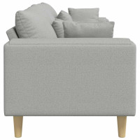 Produktbild för Soffa Moln Grå 250 x 77 x 76 cm tyg