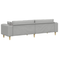 Produktbild för Soffa Moln Grå 250 x 77 x 76 cm tyg