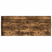 Produktbild för Sängram med huvudgavel Gammalt trä 75 x 190 cm Konstruerat trä