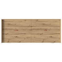 Produktbild för Sängram med låda Artisan Ek 75 x 190 cm Konstruerat trä