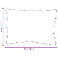 Produktbild för Duntäcke med kudde 2 pcs Vit Mikrofiber