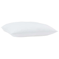 Produktbild för Duntäcke med kudde 2 pcs Vit Mikrofiber