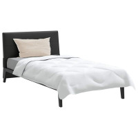 Produktbild för Duntäcke med kudde 2 pcs Vit Mikrofiber
