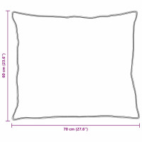 Produktbild för Duntäcke med kudde 2 pcs Vit Mikrofiber