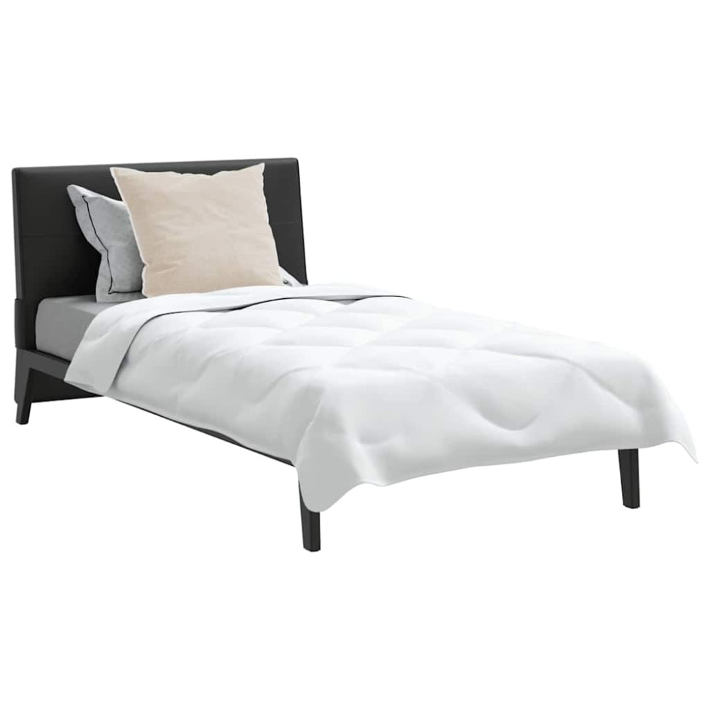 Produktbild för Duntäcke med kudde 2 pcs Vit Mikrofiber