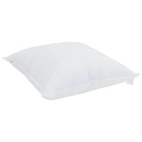 Produktbild för Duntäcke med kudde 2 pcs Vit Mikrofiber