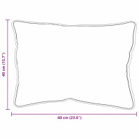 Produktbild för Täckeset med kudde 2 pcs Vit Mikrofiber