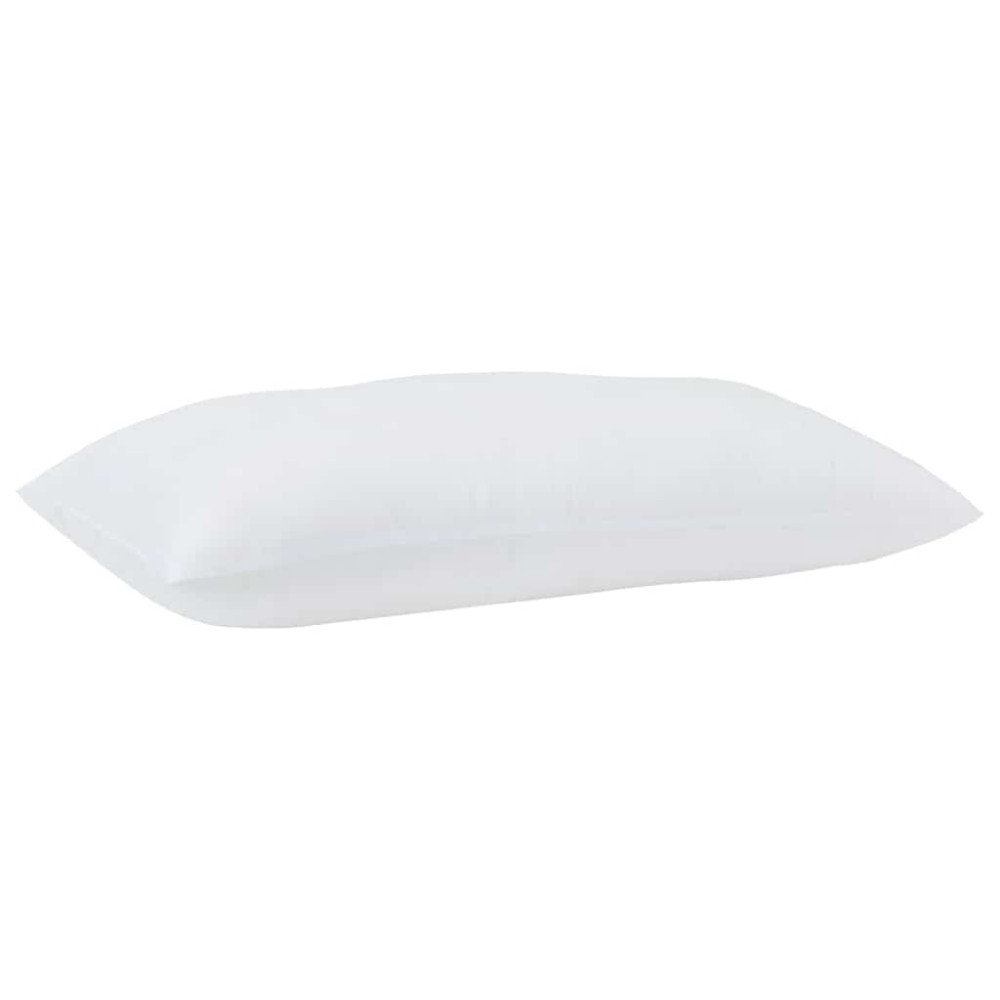 Produktbild för Täckeset med kudde 2 pcs Vit Mikrofiber
