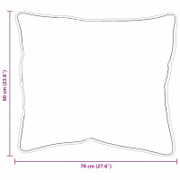 Produktbild för Täckeset med kudde 2 pcs Vit Mikrofiber