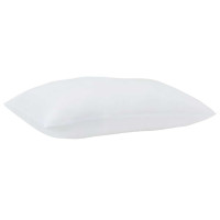 Produktbild för Täckeset med kudde 2 pcs Vit Mikrofiber