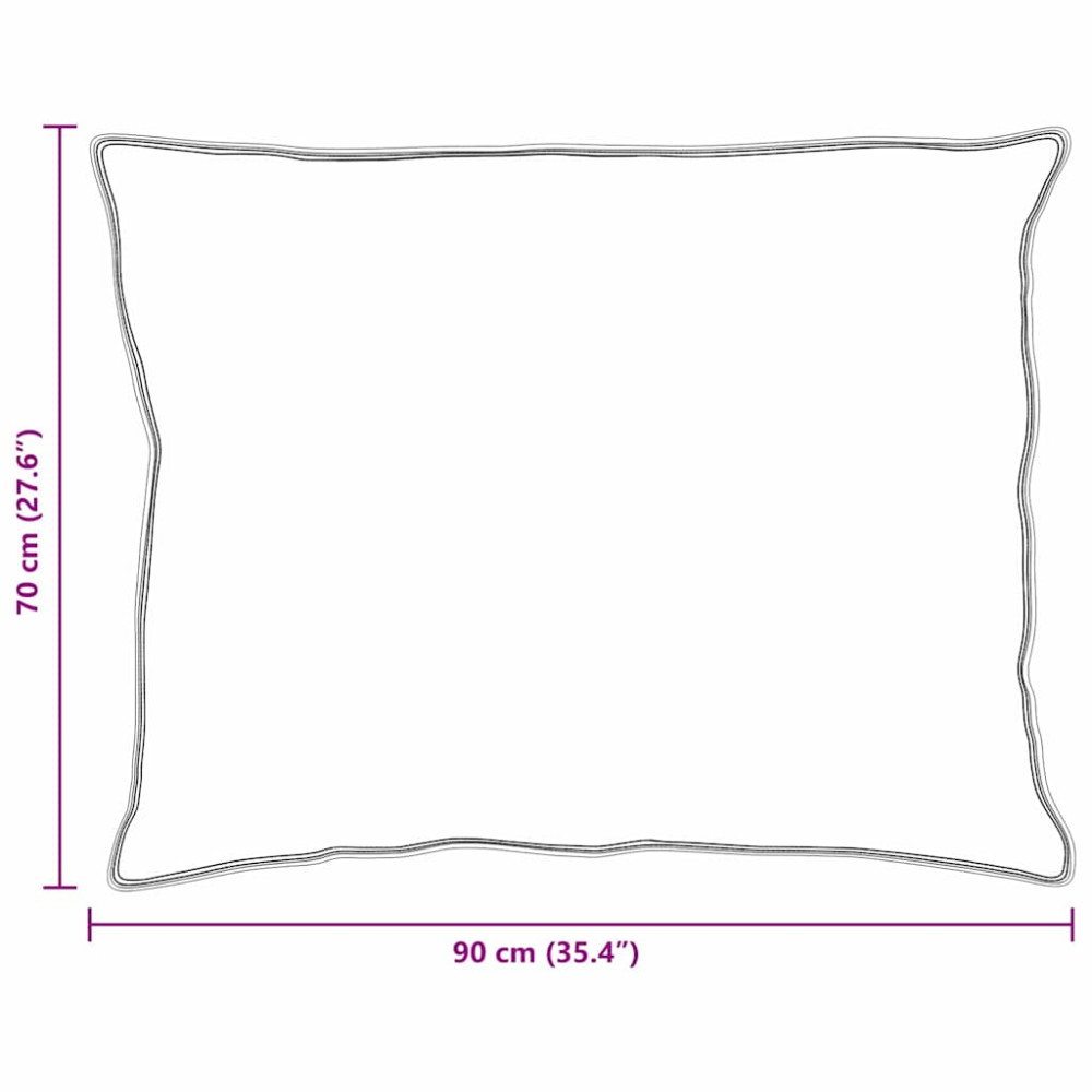 Produktbild för Täckeset med kudde 3 pcs Vit Dunfjäder