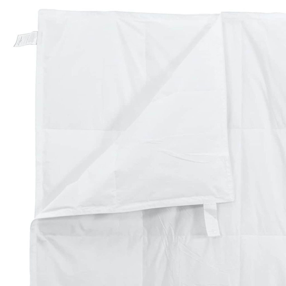 Produktbild för Täckeset med kudde 3 pcs Vit Dunfjäder