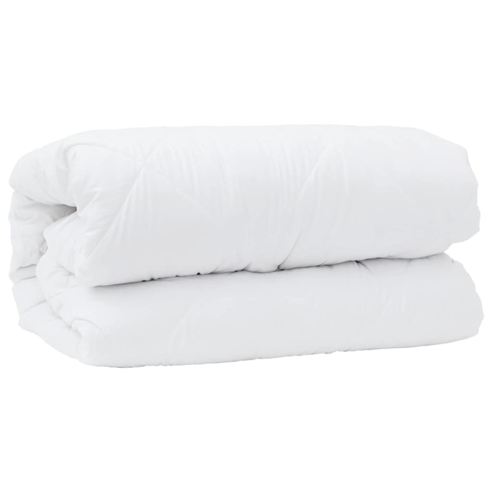Produktbild för Täckeset med kudde 3 pcs Vit Mikrofiber och Dunfjäder