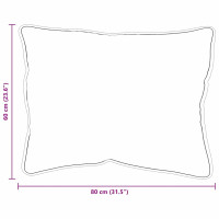 Produktbild för Täckeset med kudde 3 pcs Vit Mikrofiber och Dunfjäder