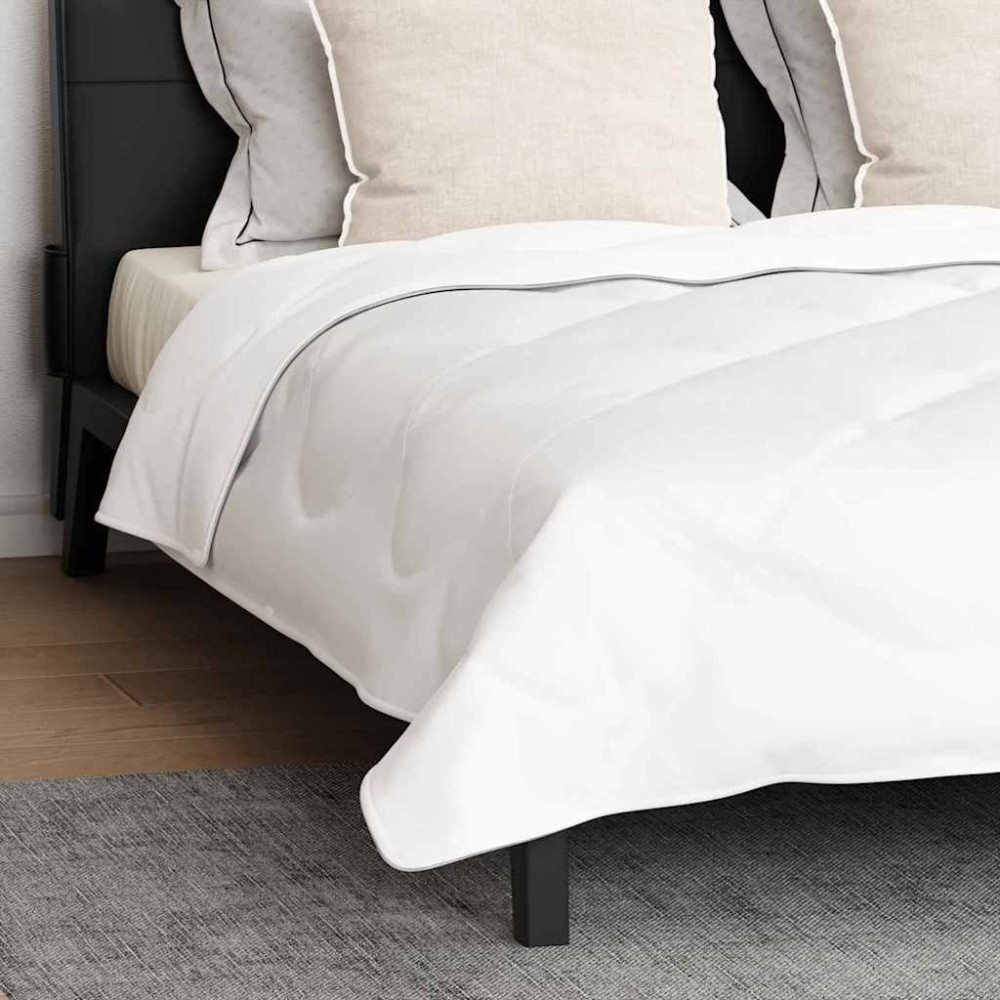 Produktbild för Duntäcke med Kuddar med kudde 3 pcs Vit Mikrofiber