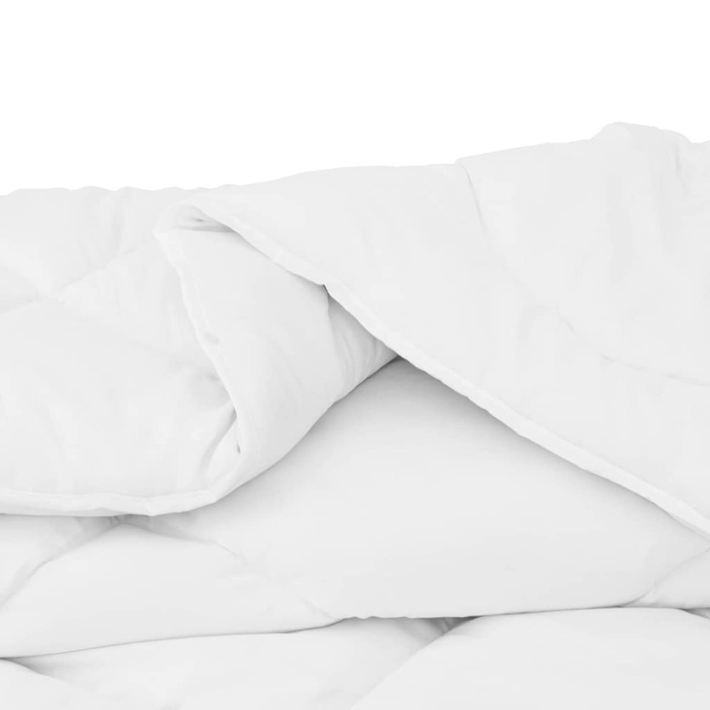 Produktbild för Duntäcke med Kuddar med kudde 3 pcs Vit Mikrofiber