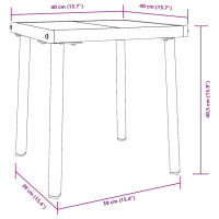 Produktbild för Solstol 3 pcs Brun 197 x 70 x 82 cm konstrotting