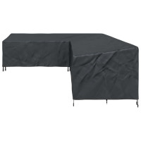 Produktbild för Möbelöverdrag Svart 355 x 275 x 80 cm 420D Oxford Tyg