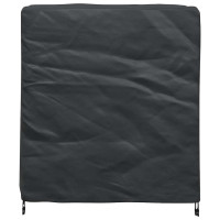 Produktbild för Möbelöverdrag Enfärgad Svart 116 x 100 x 120 cm 210D