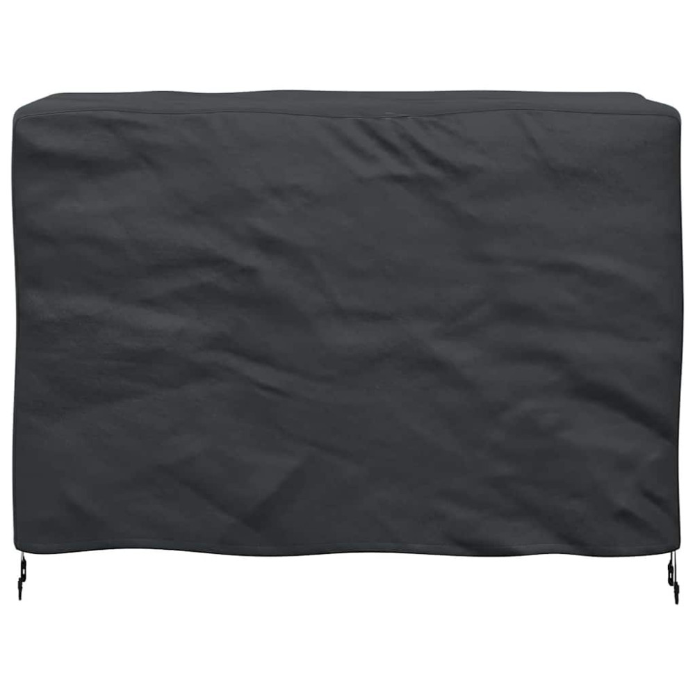 Produktbild för Möbelöverdrag Enfärgad Svart 140 x 70 x 90 cm 210D