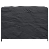 Produktbild för Möbelöverdrag Enfärgad Svart 140 x 70 x 90 cm 210D