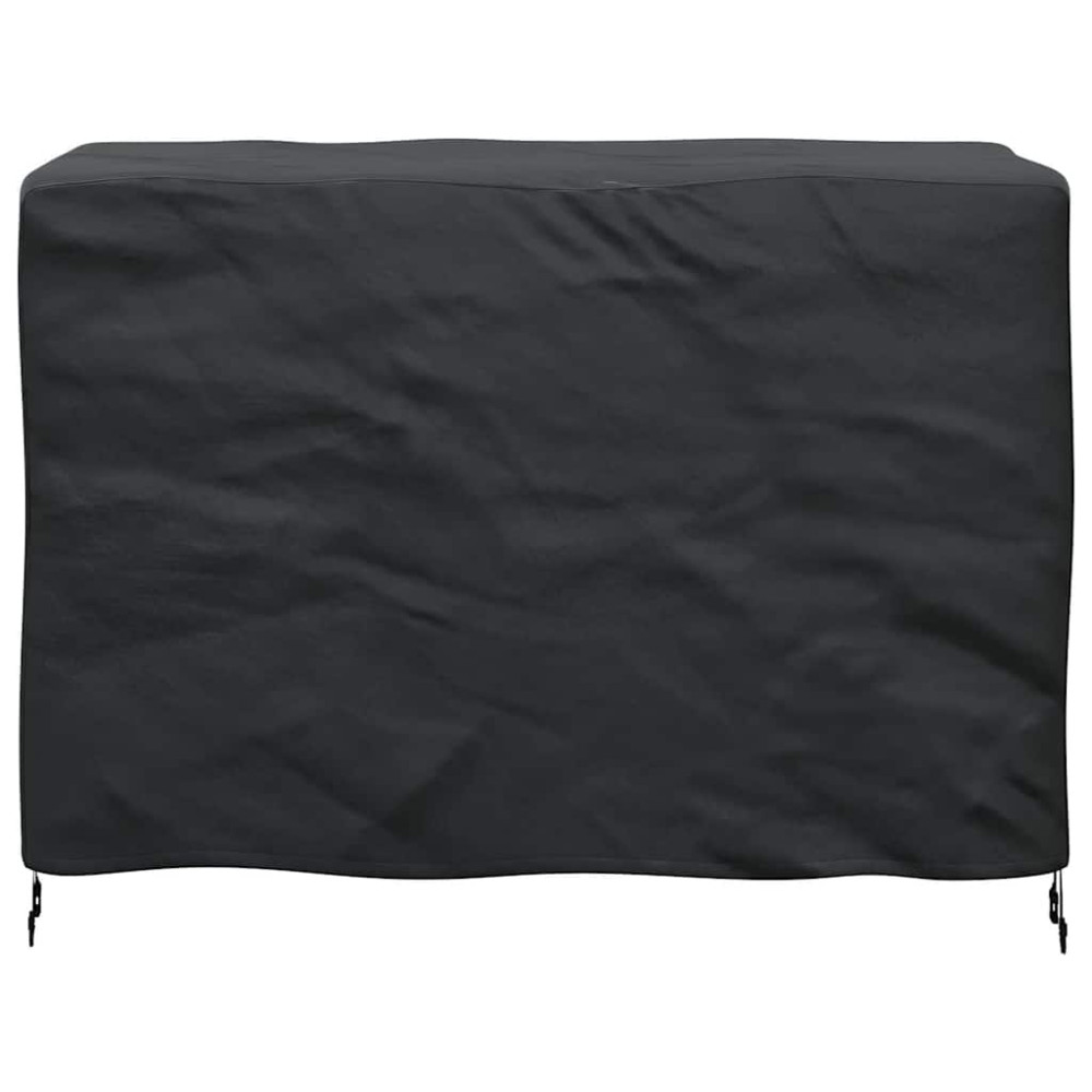 Produktbild för Möbelöverdrag Enfärgad Svart 140 x 70 x 90 cm 210D