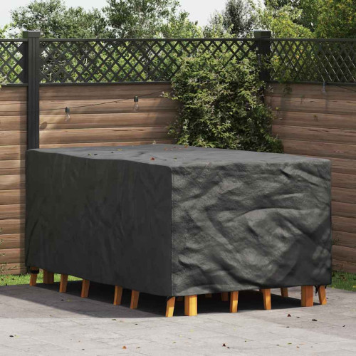 vidaXL Möbelöverdrag Enfärgad Svart 143 x 225 x 90 cm 210D