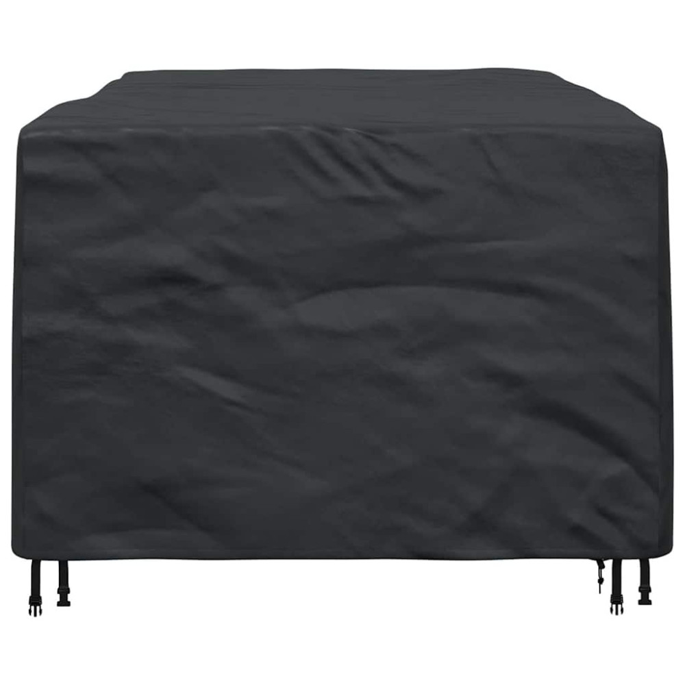 Produktbild för Möbelöverdrag Enfärgad Svart 143 x 225 x 90 cm 210D