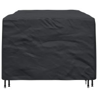 Produktbild för Möbelöverdrag Enfärgad Svart 143 x 225 x 90 cm 420D