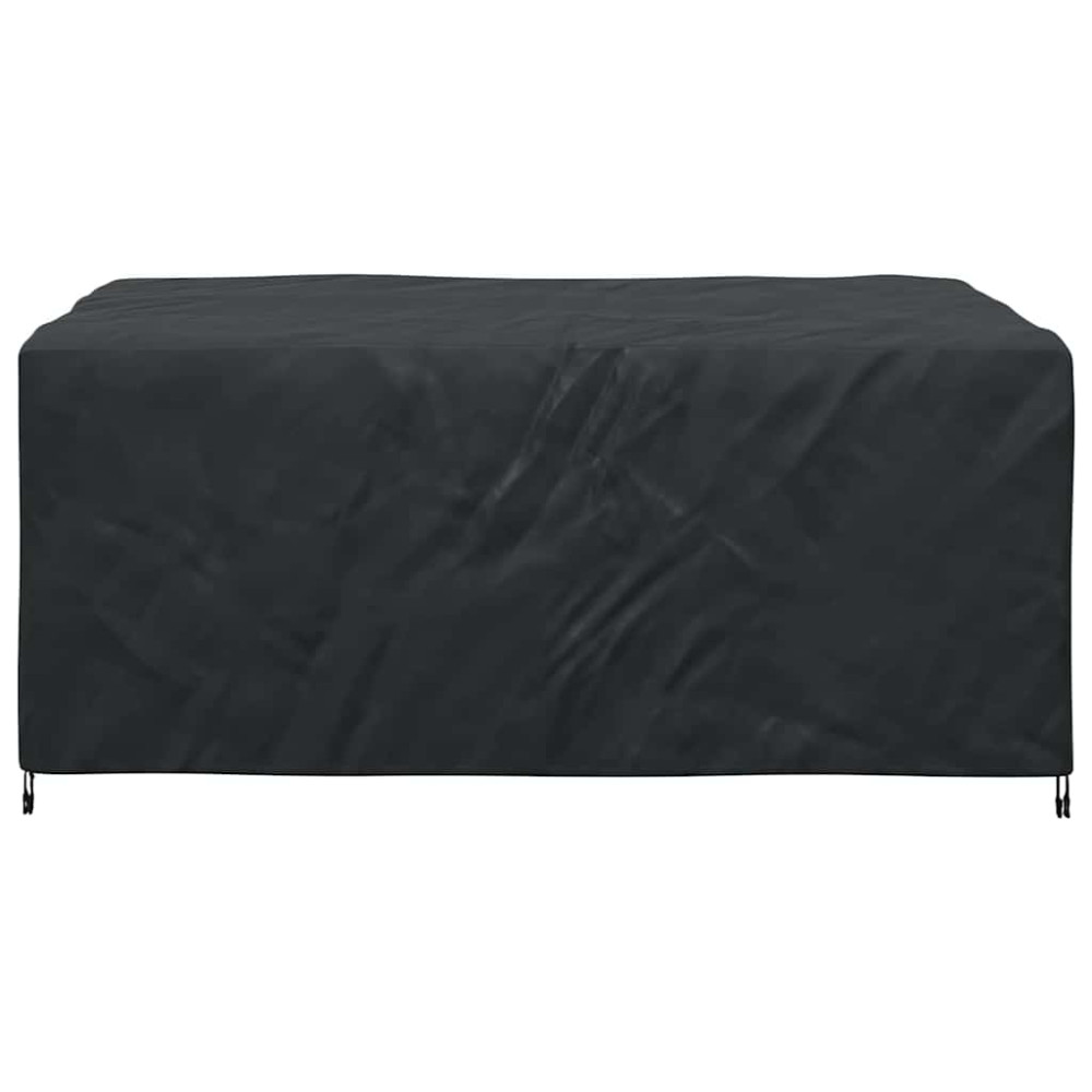 Produktbild för Möbelöverdrag Enfärgad Svart 143 x 225 x 90 cm 420D