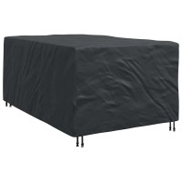Produktbild för Möbelöverdrag Enfärgad Svart 143 x 225 x 90 cm 420D
