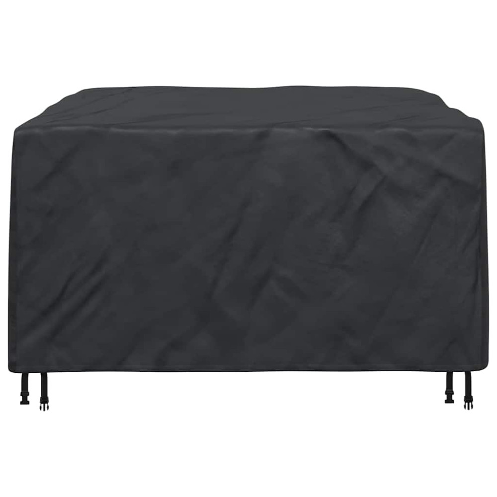 Produktbild för Möbelöverdrag Enfärgad Svart 150 x 150 x 75 cm 420D