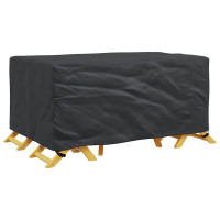 Produktbild för Möbelöverdrag Enfärgad Svart 172 x 113 x 73 cm 420D