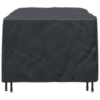 Produktbild för Möbelöverdrag Enfärgad Svart 172 x 113 x 73 cm 420D
