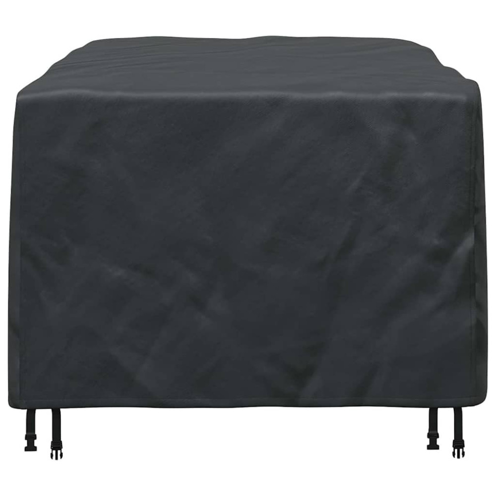 Produktbild för Möbelöverdrag Enfärgad Svart 172 x 113 x 73 cm 600D