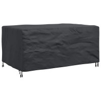 Produktbild för Möbelöverdrag Enfärgad Svart 172 x 113 x 73 cm 600D