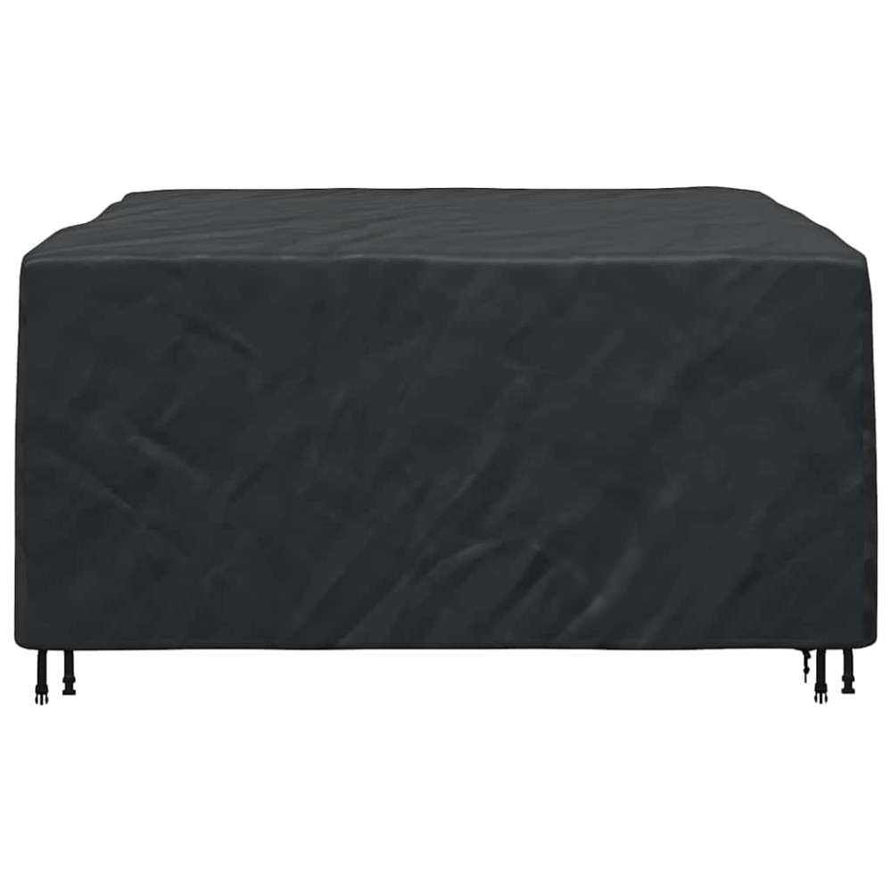 Produktbild för Möbelöverdrag Enfärgad Svart 180 x 190 x 85 cm 210D
