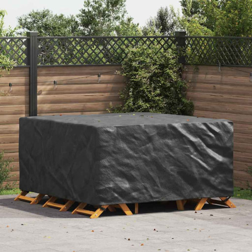 vidaXL Möbelöverdrag Enfärgad Svart 180 x 190 x 85 cm 420D
