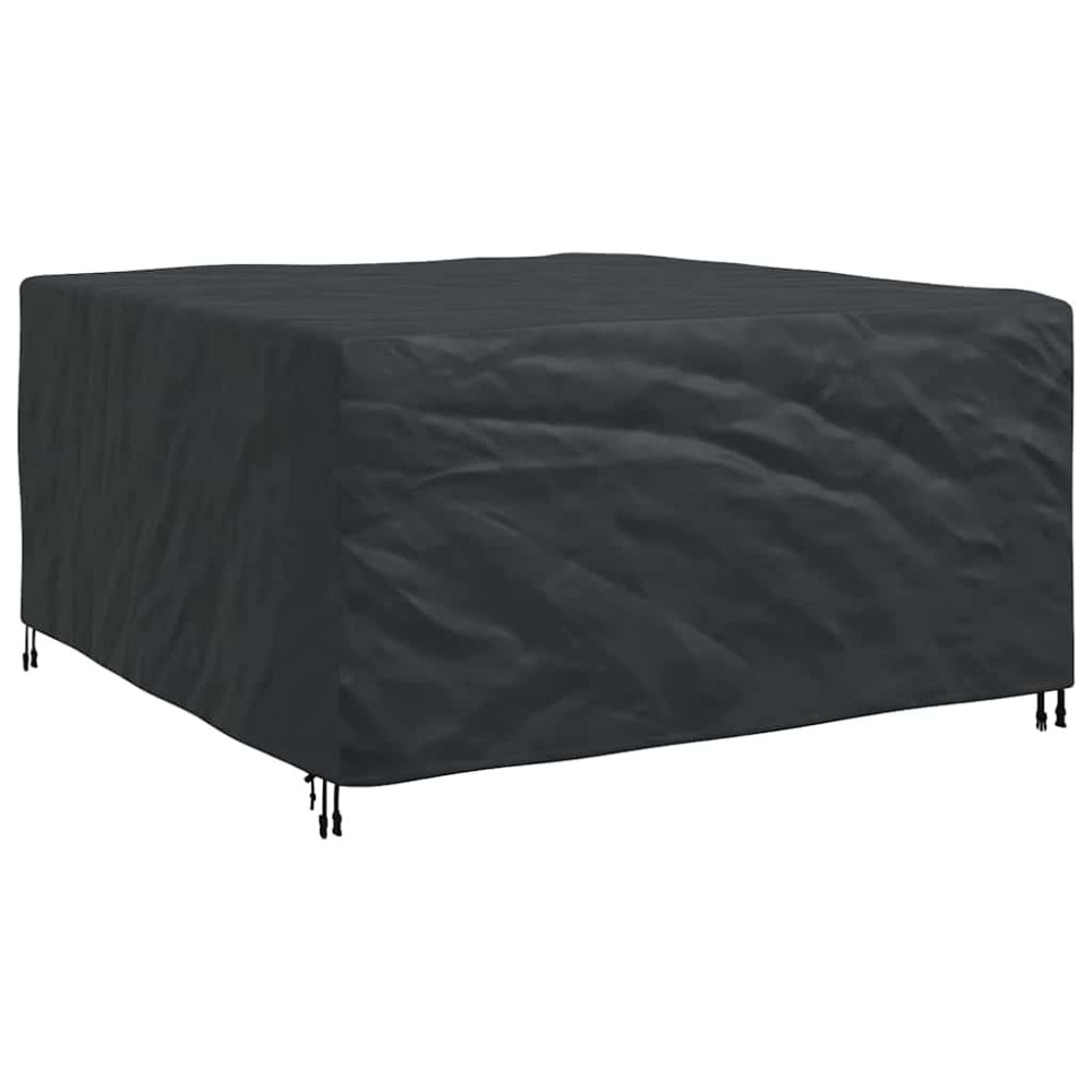Produktbild för Möbelöverdrag Enfärgad Svart 180 x 190 x 85 cm 600D