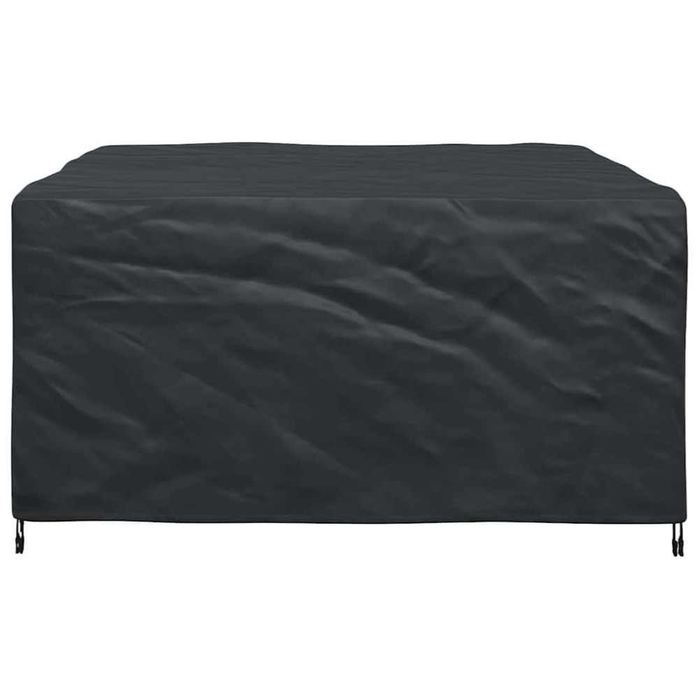 Produktbild för Möbelöverdrag Enfärgad Svart 180 x 190 x 85 cm 600D