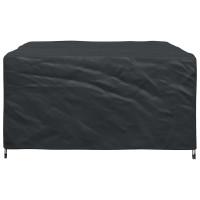 Produktbild för Möbelöverdrag Enfärgad Svart 180 x 190 x 85 cm 600D