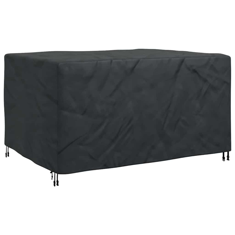 Produktbild för Möbelöverdrag Enfärgad Svart 180 x 120 x 74 cm 210D