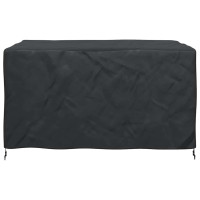 Produktbild för Möbelöverdrag Enfärgad Svart 180 x 120 x 74 cm 420D