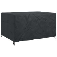 Produktbild för Möbelöverdrag Enfärgad Svart 180 x 140 x 90 cm 210D