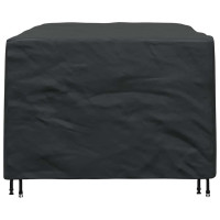 Produktbild för Möbelöverdrag Enfärgad Svart 180 x 140 x 90 cm 210D