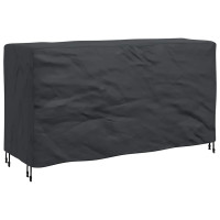 Produktbild för Möbelöverdrag Enfärgad Svart 180 x 70 x 90 cm 210D